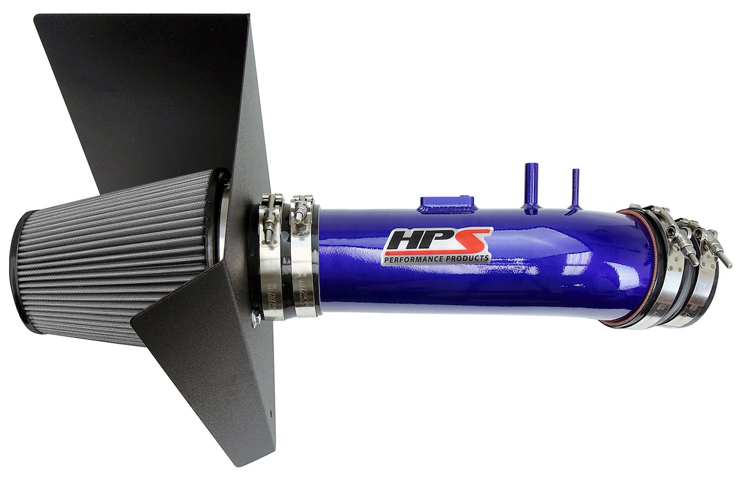 827-630BL Air Intake Kit, Dyno Proven +12.4 HP, +17.6 TQ, Heat Shield, High-Flow Air Filter
