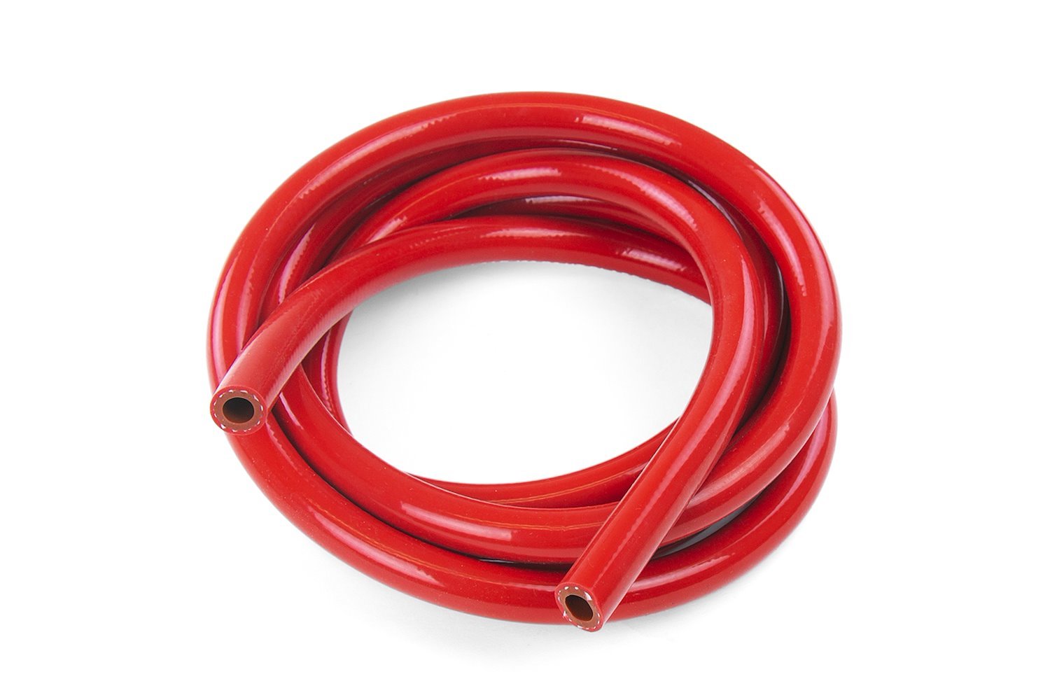 HTHH-050-REDx10 Silicone Heater Hose Tubing, High-Temp 1-Ply Reinforced, 1/2 in. ID, 10 ft. Roll, Red