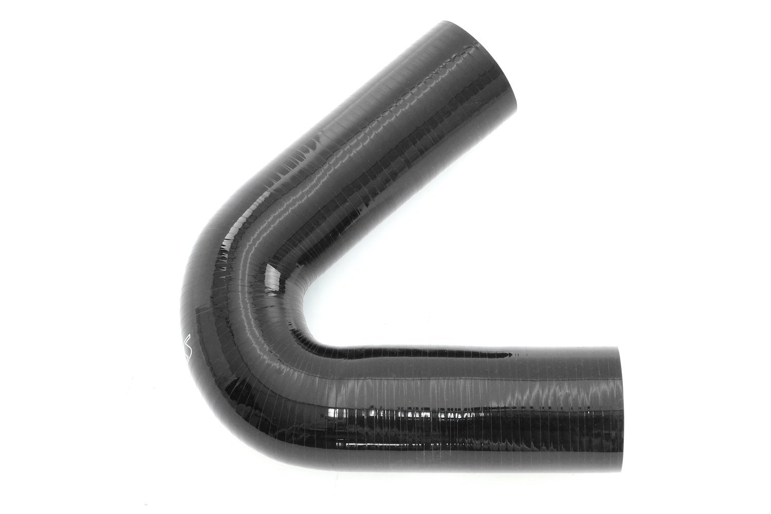 HTSEC135-162-BLK 135-Deg. Silicone Coupler, High-Temp 4-Ply Reinforced, 1-5/8 in. ID, 5 in. Legs, Black