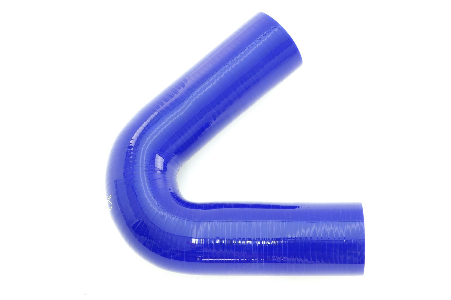 HTSEC135-162-BLUE 135-Deg. Silicone Coupler, High-Temp 4-Ply Reinforced, 1-5/8 in. ID, 5 in. Legs, Blue