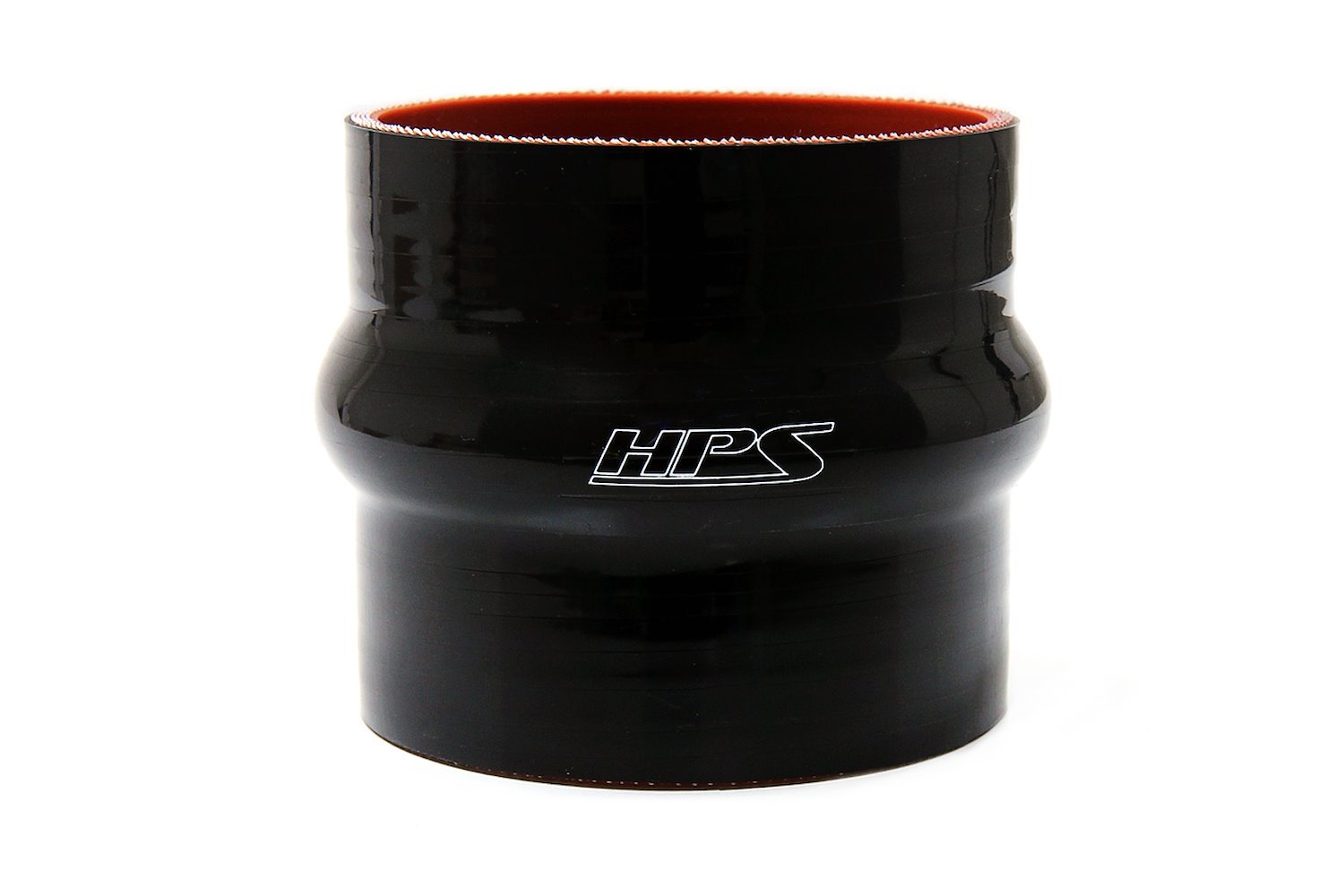 HTSHC-350-BLK Silicone Hump Coupler Hose, High-Temp 4-Ply Reinforced, 3-1/2 in. ID, 3 in. Long, Black