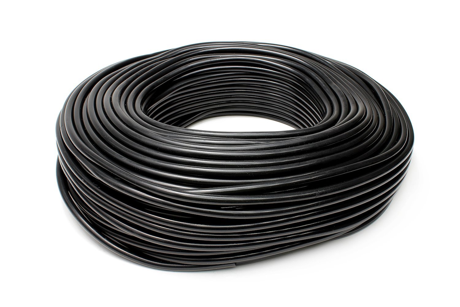 HTSVH10-BLKx100 High-Temperature Silicone Vacuum Hose Tubing, 10 mm ID, 100 ft. Roll, Black