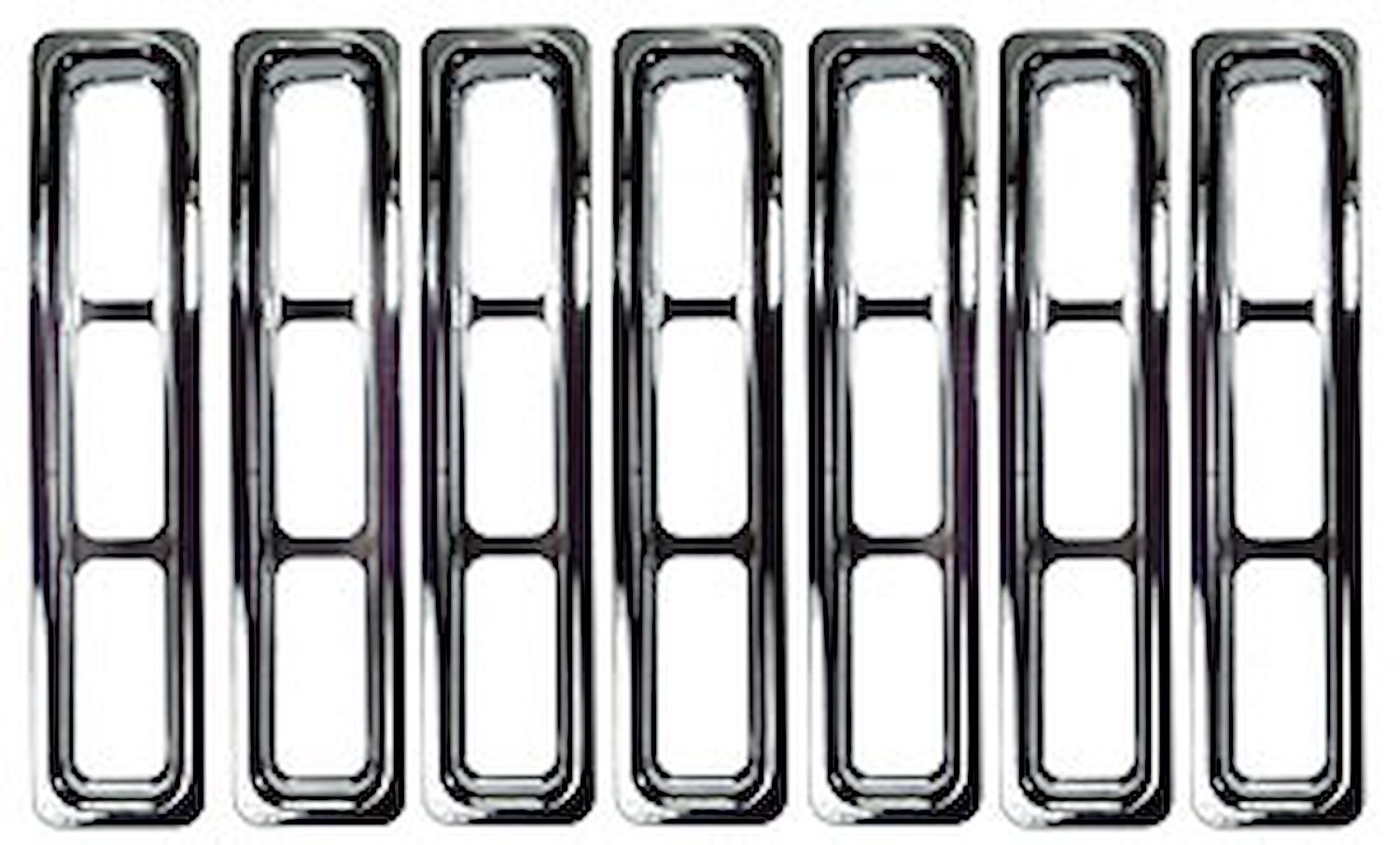 Chrome Grille Inserts 1997-2006 TJ Wrangler