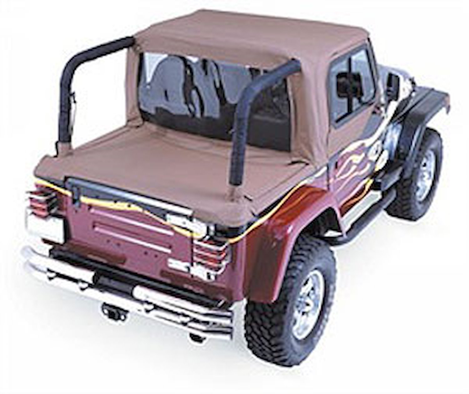 CAB TOP 97-02 JEEP WRANGLER DENIM SPICE FOR SOFT TOP VEHICLES ONLY