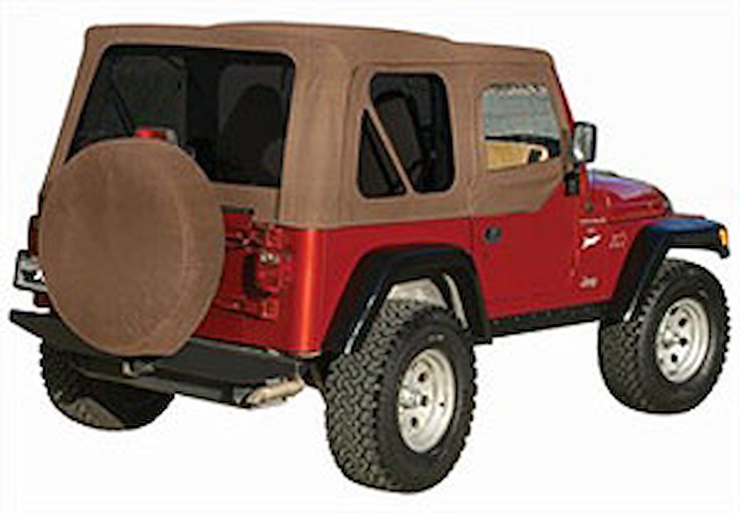 SOFT TOP OEM REPLACEMENT W/ DOOR SKINS 97-06 JEEP WRANGLER SPICE