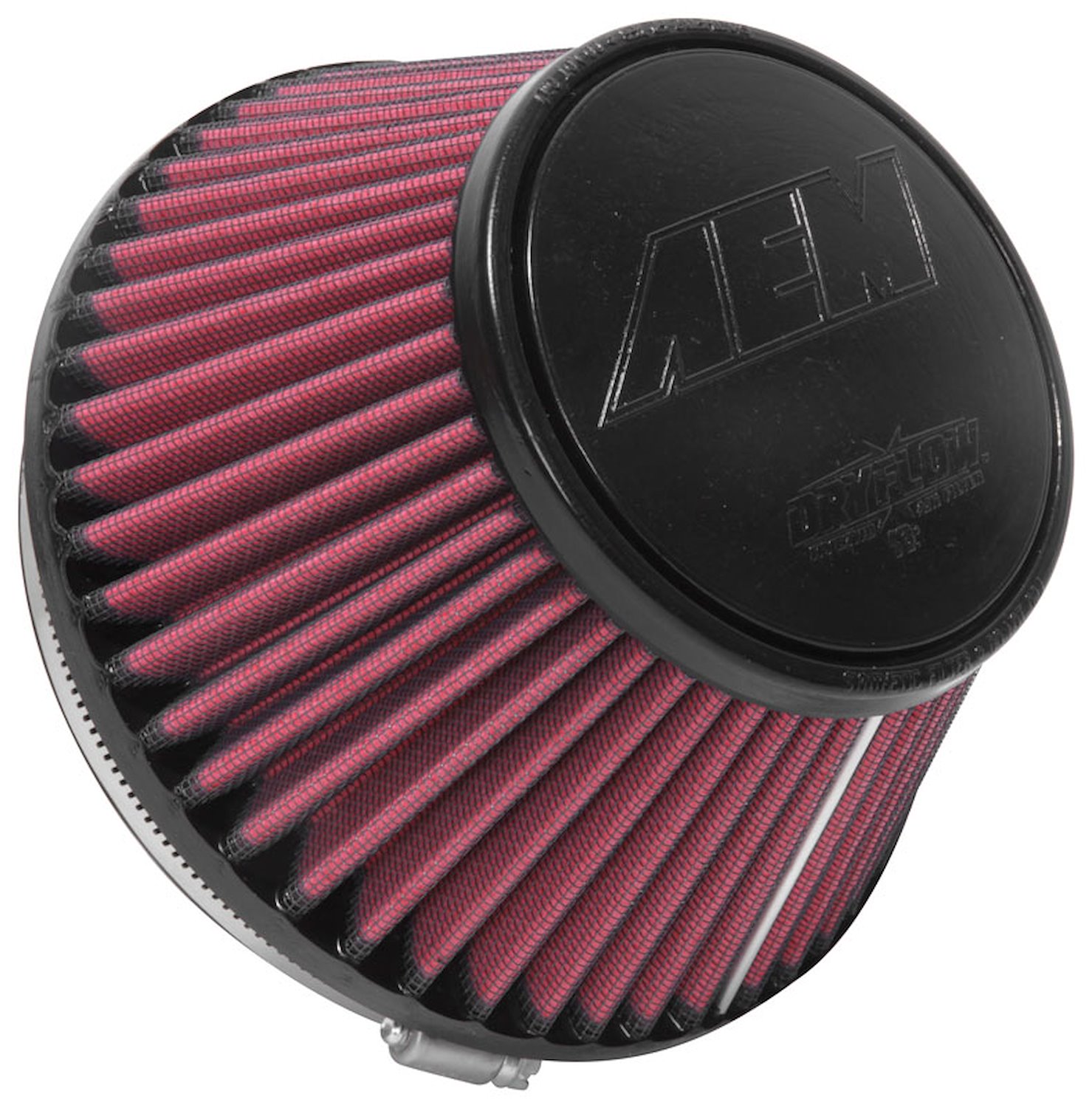 Universal Tapered Conical DryFlow Air Filter Top/Base Outside Diameter: 4.781 in. /7.375 in.