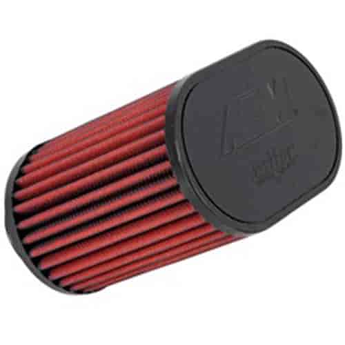 Dryflow Air Filter Round Tapered H-5.5 in. OD-3.688 Flange ID-3.5 in. Flange L-0.75 Offset
