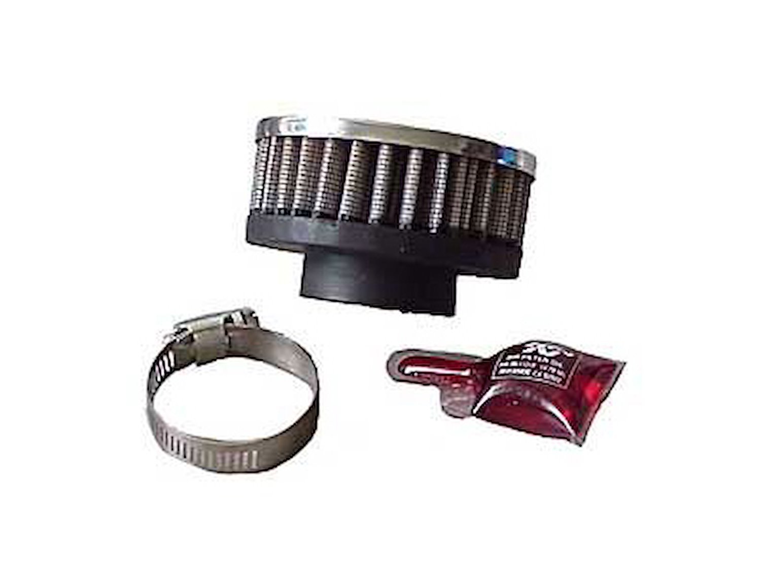 Round Straight Air Filter Flange Dia. (F): 1.563" (40 mm)
