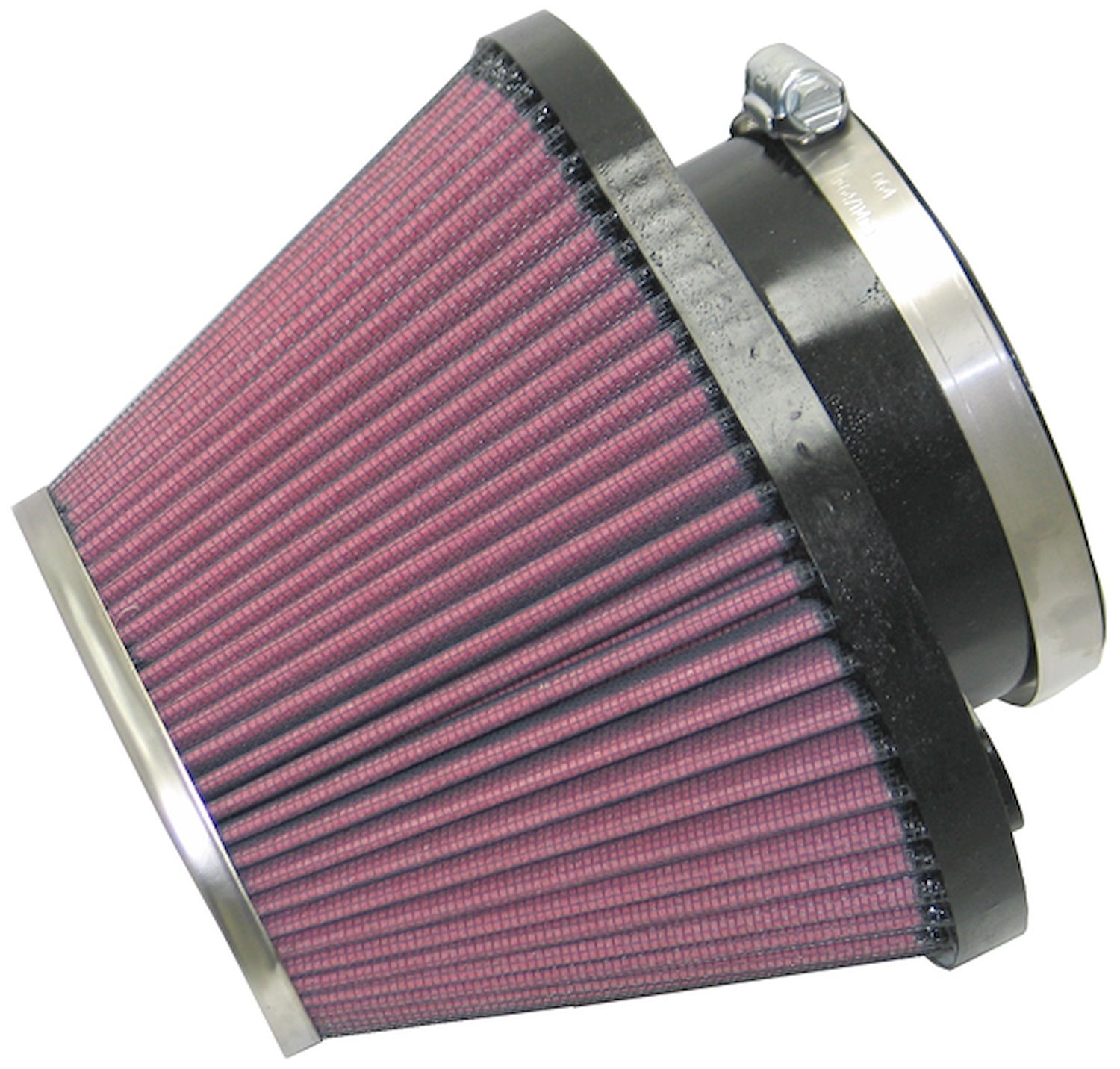 Oval Tapered Universal Clamp-On Air Filter Flange Dia - F: 3.938", 100mm