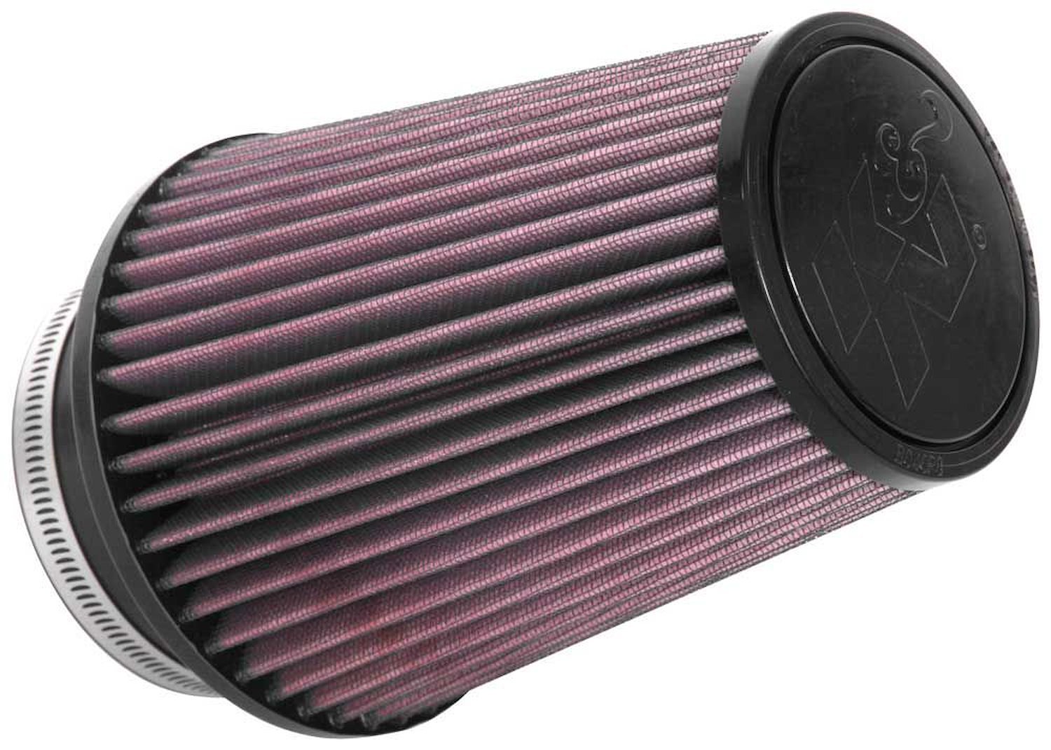 Clamp-on Air Filter - Universal - 4 in. Flange ID, 7 in. H