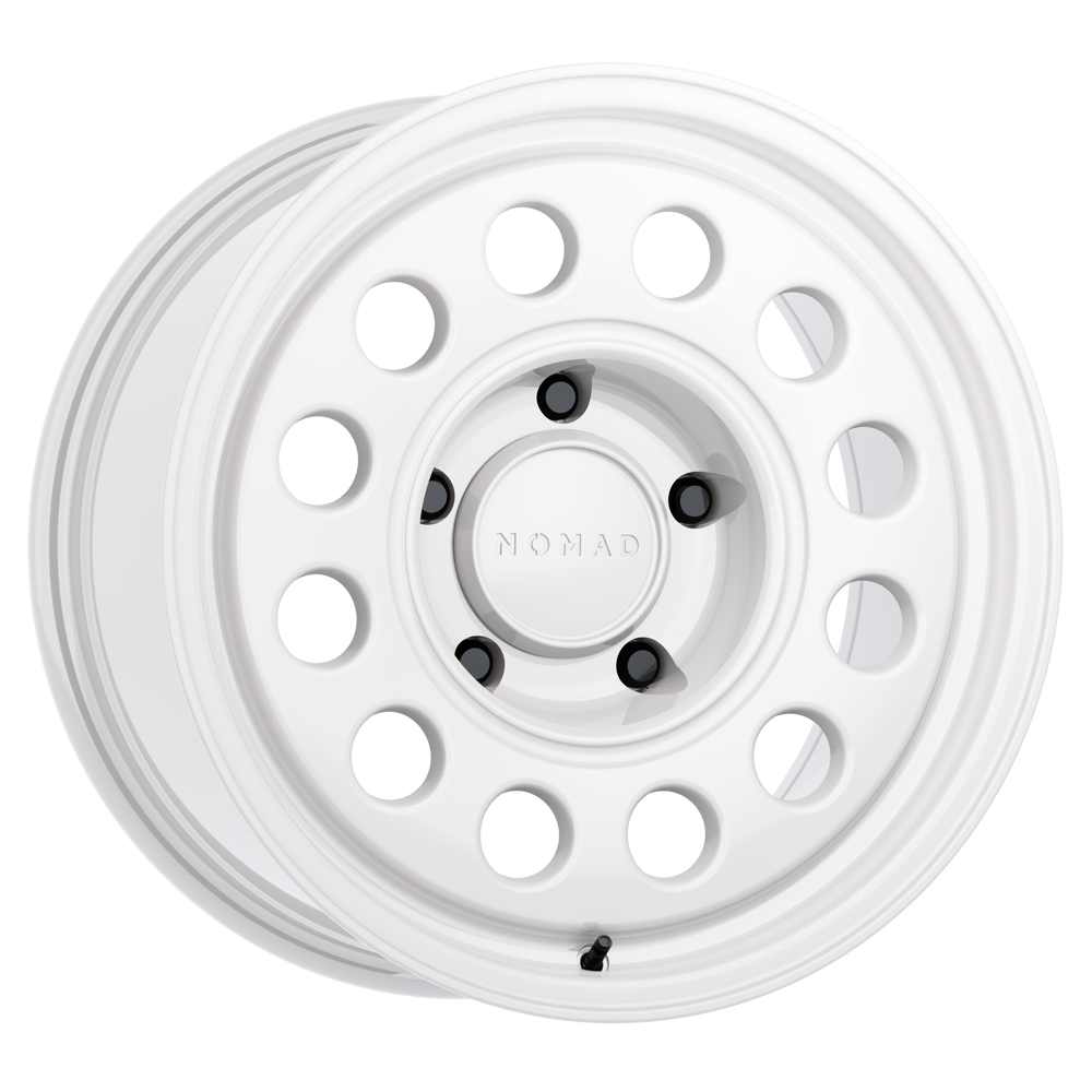 N501SA CONVOY Wheel, Size: 16" x 8", Bolt Pattern: 5 x 139.700 mm, Backspace: 4.11" [Finish: Salt White]