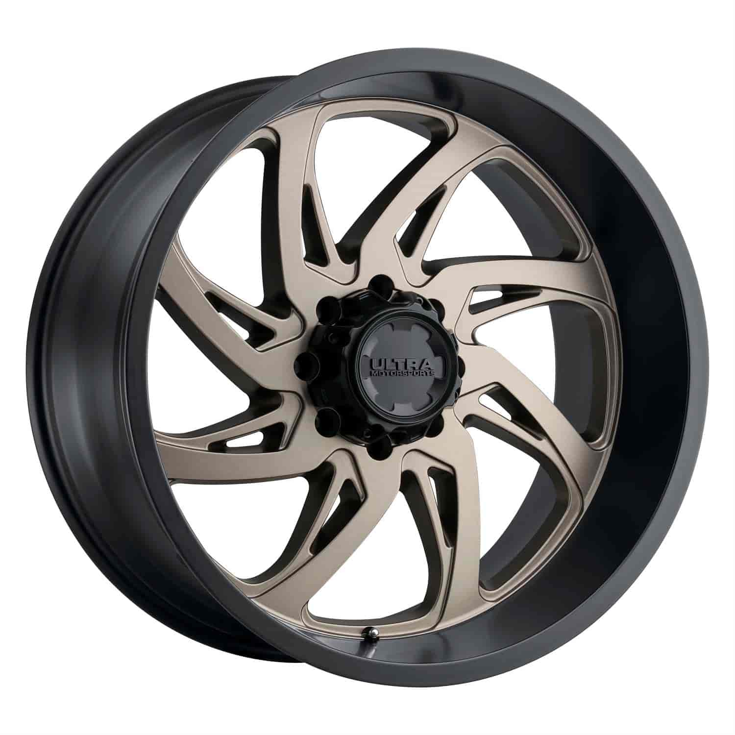 230-Series Villain Wheel, Size: 24x12", Bolt Pattern: 6x5.5"/6x135 mm [Dark Satin Bronze w/Satin Black Lip]