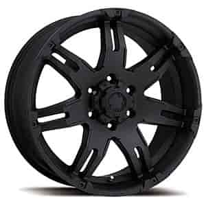 Ultra 237/238 Gauntlet Matte Black RWD Wheel Size: 16" x 8"