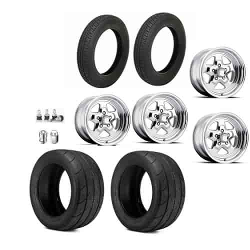 Octane Wheel and Tire Kit Fits 1967-79 A/F/X-Body Cars* Includes:
