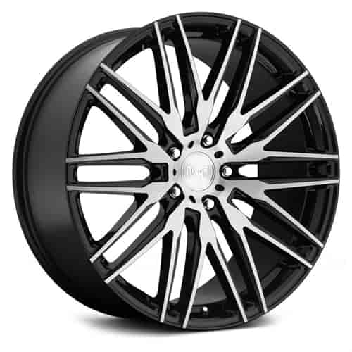 22x9 Anzio 5x120 BLACK MACHINED 6.5/38 72.5