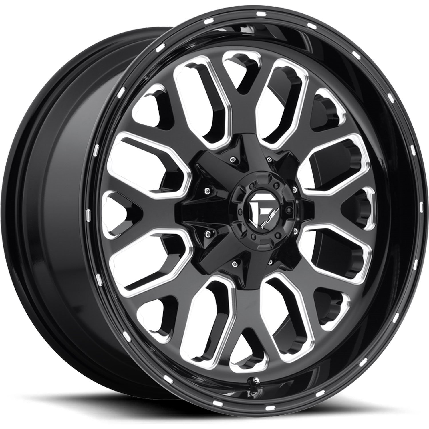 D588 Titan One Piece Cast Aluminum Wheel Size: 18" x 9"