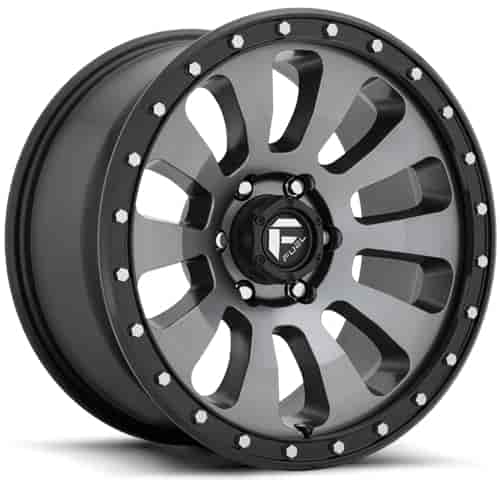 D648 Tactic One-Piece Cast Aluminum Wheel - Size: 18 in. x 9 in. - 5 x 127 mm - Anthracite w/Black Lip
