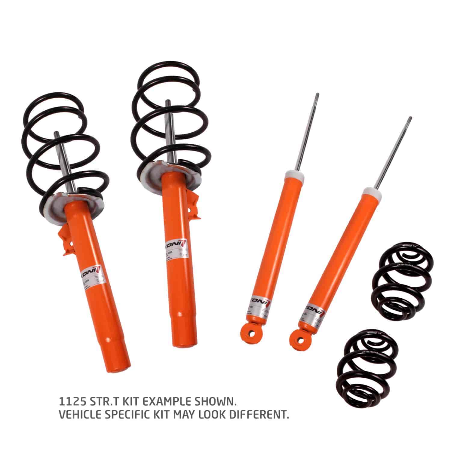 1125 STR.T Kit Orange 1994-1998 Volkswagen Golf III VR6 Front lowers approx. 1.3 inches.