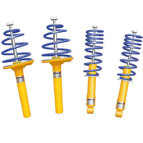 Adjustable Sport Suspension Kit 1998-2005 VW Golf IV & Jetta IV VR6 1.8T & TDI (Except Wagon & R32 AWD) Approximate Lowering: