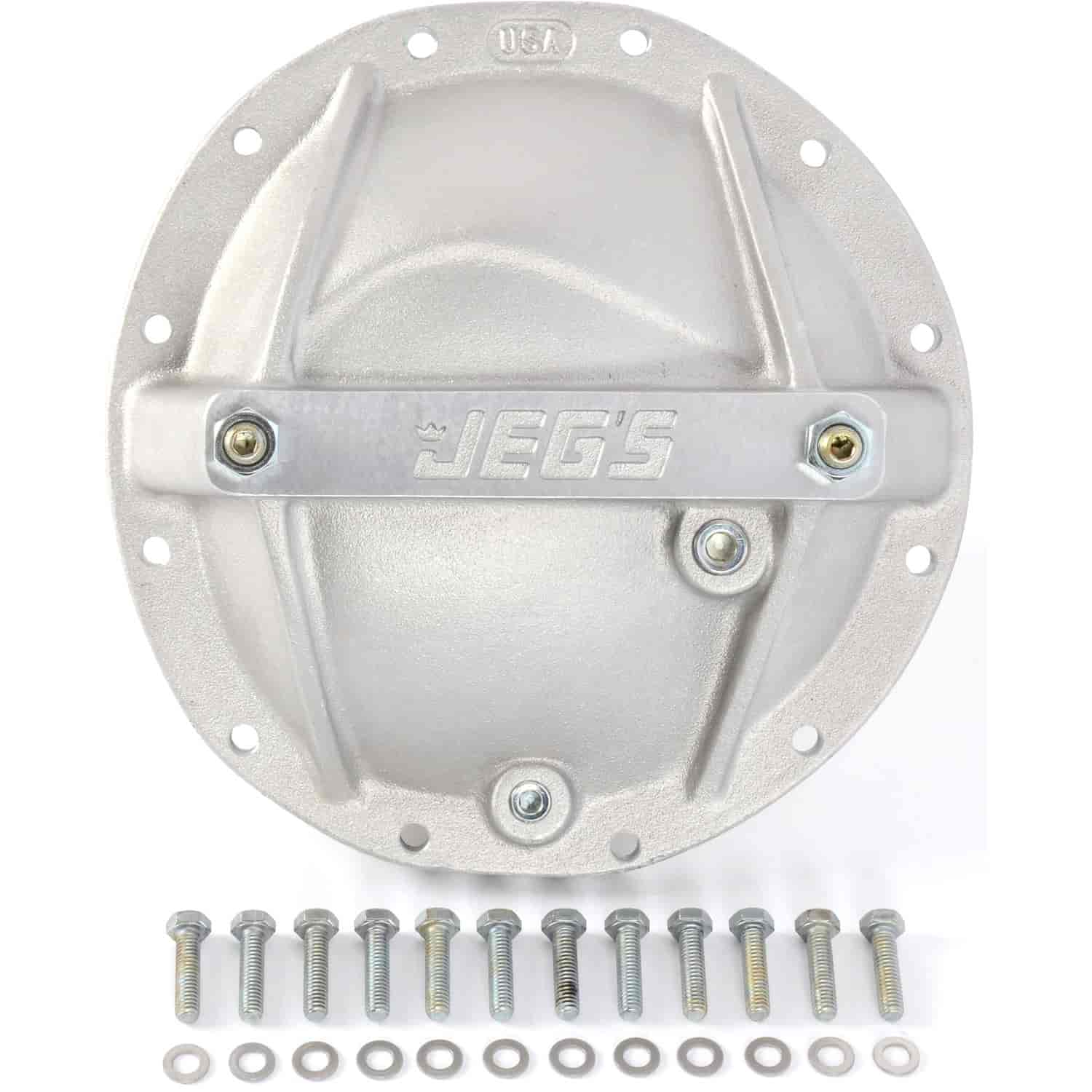 JEGS Embossed Rear End Support Cover Kit GM 12-Bolt (Chevy)