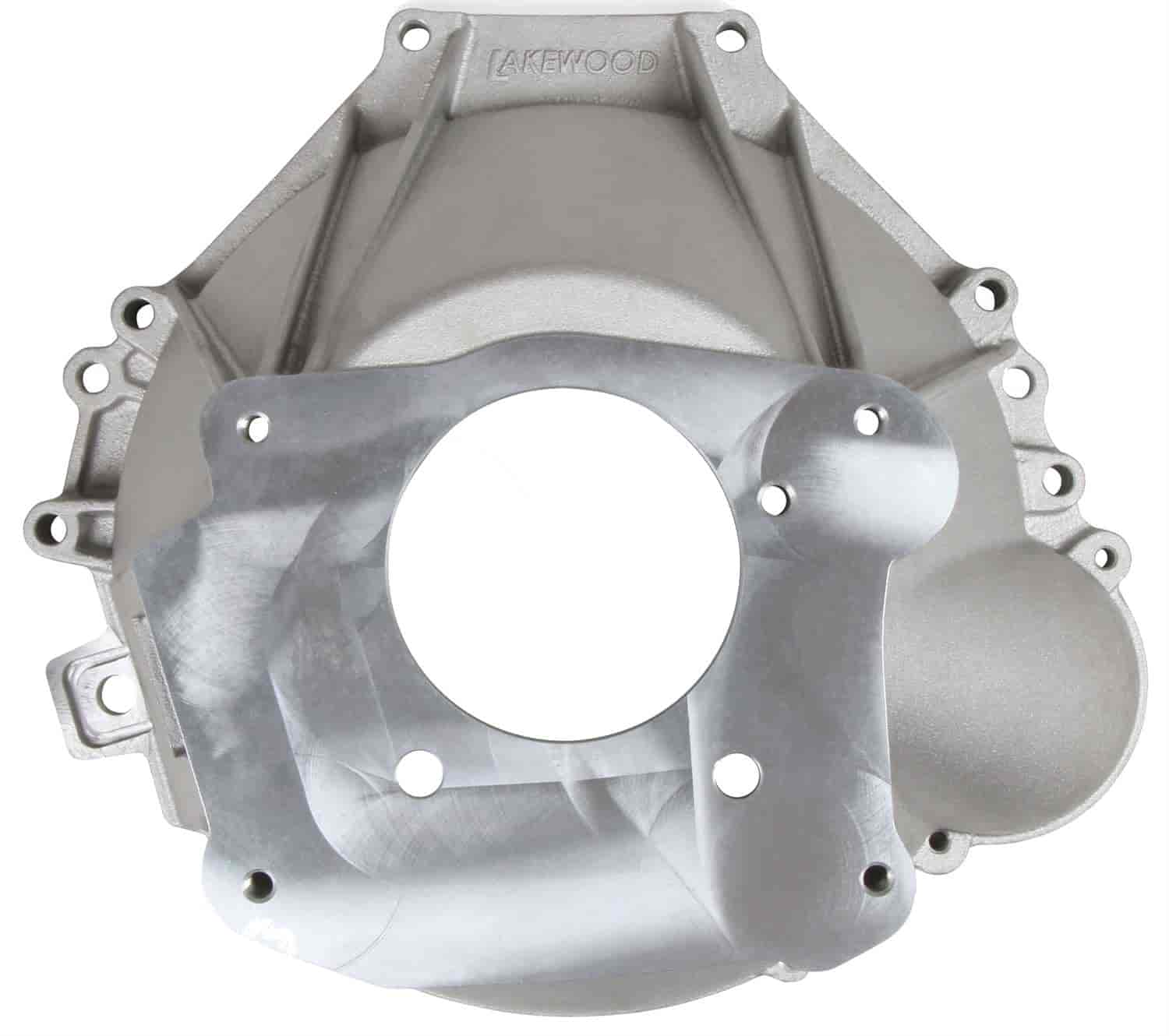 Cast-Aluminum Bellhousing for Small Block Ford Engine to Ford-Style TKX, TKO 500/600 or TR3550 Transmission