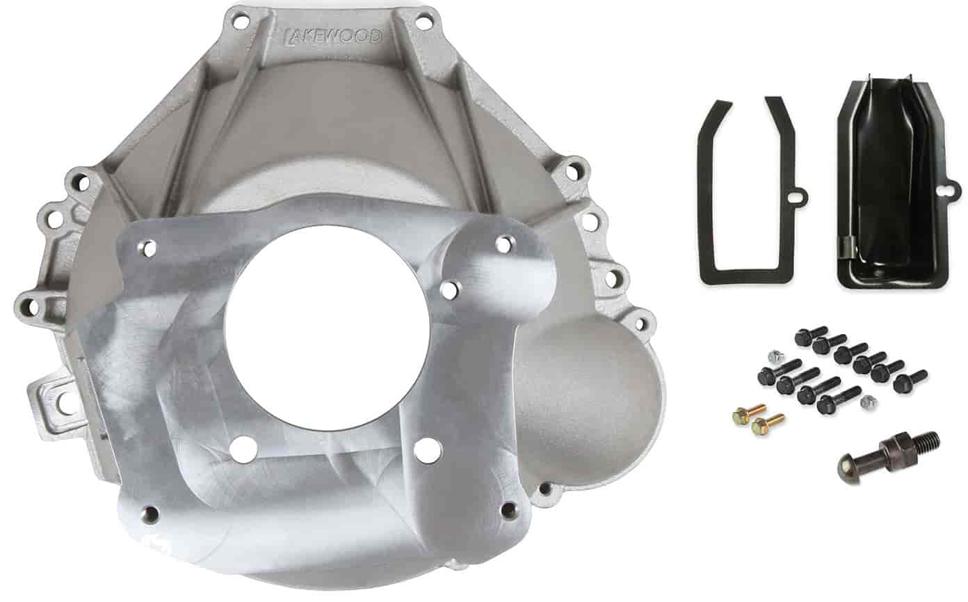 Cast-Aluminum Bellhousing Kit for Small Block Ford Engine to Ford-Style TKX, TKO 500/600 or TR3550 Transmissions