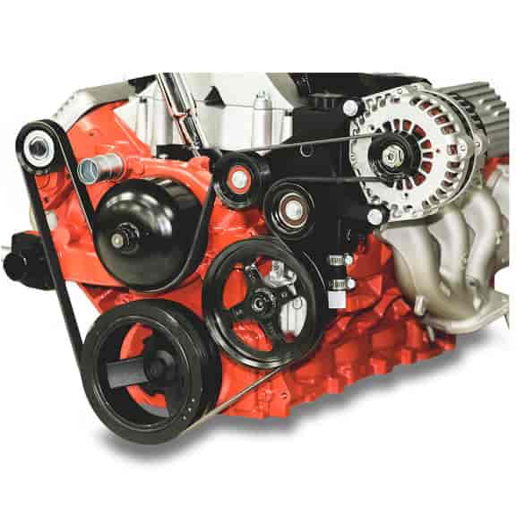 Engine Accessory Serpentine Drive Kit [GM LS F-Body/GTO Belt Line] with Power Steering & Alternator