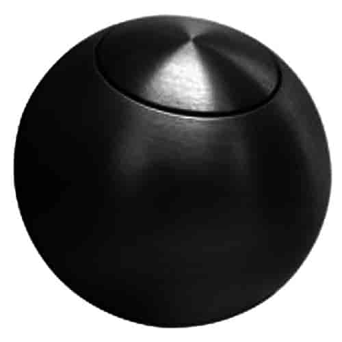 Solid Round Shifter Knob - With Plain Button 2" Diameter
