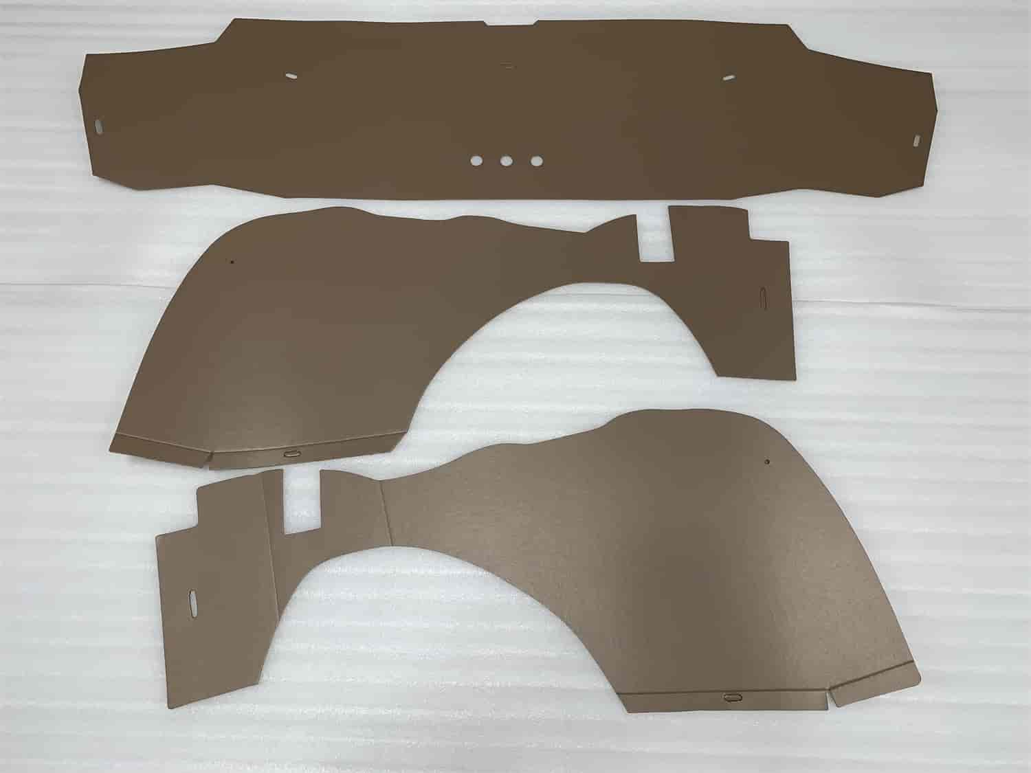 1955-56 BUICK SPECIAL 2 DR SEDAN BROWN TRUNK BOARDS 3 PCS
