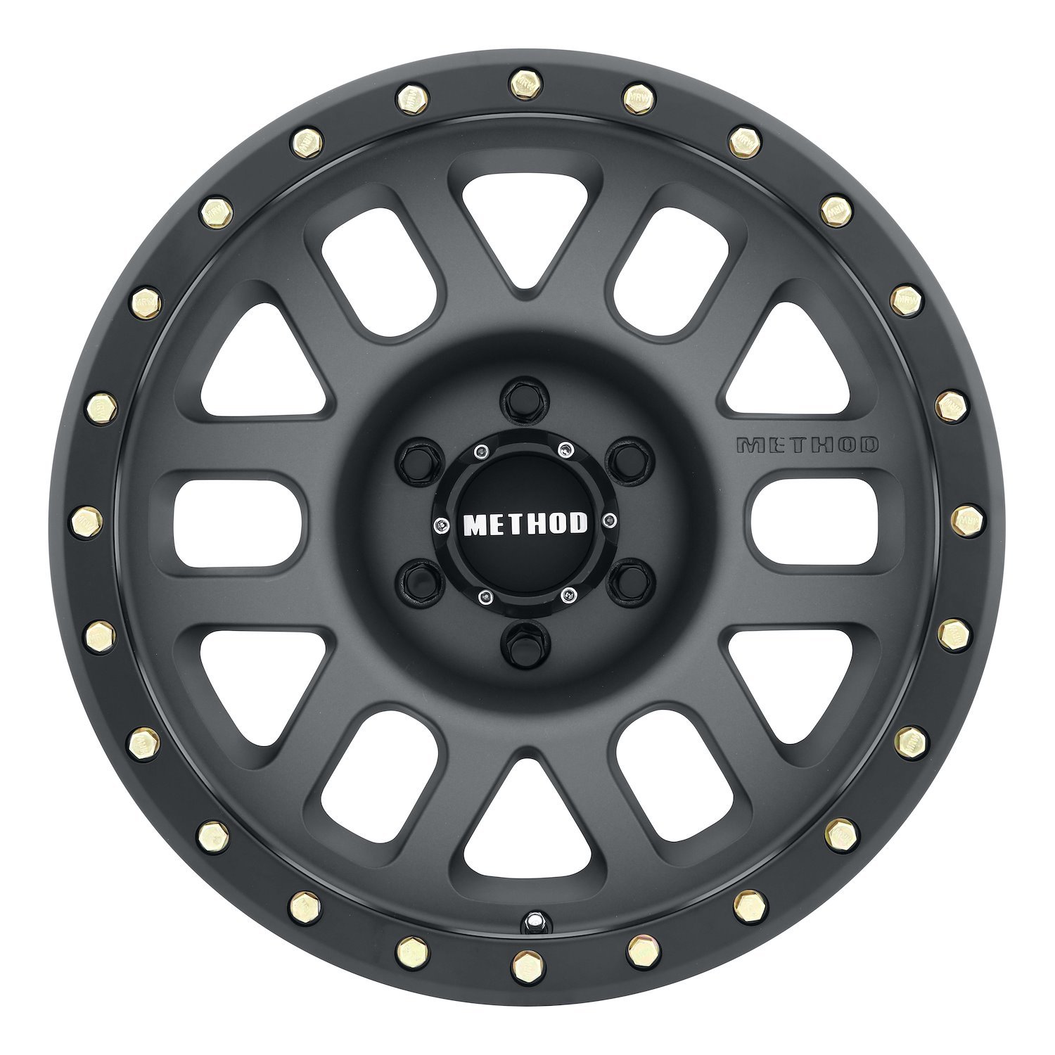 MR30978560800 STREET MR309 Grid Wheel [Size: 17" x 8.5"] Titanium w/ Matte Black Lip