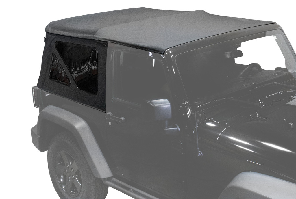 Replacement Soft Top - Black Diamond - JK 2 Door, 2010-2018 Jeep Wrangler