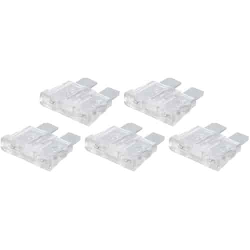 25 Amp ATC Fuse Clear 5 Pack