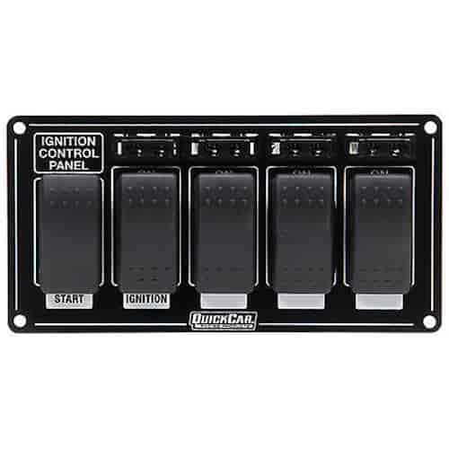 ICP Rocker Switch Panel Fused Black