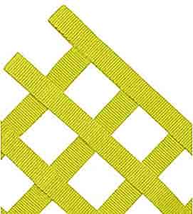 Window Net - 24" x 18" Yellow