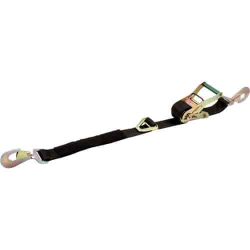 Vehicle Ratchet Tie Down with Axle Strap
