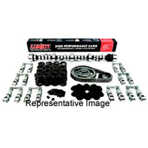 Street Master Hydraulic Roller Camshaft Complete Kit Small Block Chevy Lift: .530" /.530"