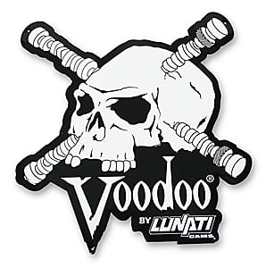 "Voodoo" Metal Garage Sign 13" x 13"