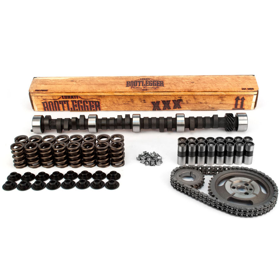 Bootlegger Hydraulic Flat Tappet Complete Kit 1955-85 Small Block Chevy 283-400 Lift: .485" /.485"