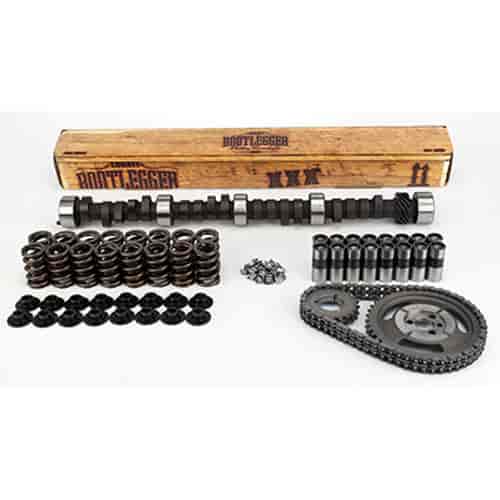 Bootlegger Hydraulic Flat Tappet Complete Kit 1955-85 Small Block Chevy 283-400 Lift: .500" /.500"