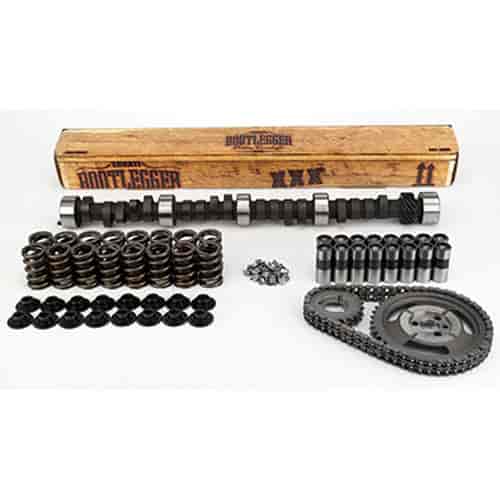 Bootlegger Hydraulic Flat Tappet Complete Kit 1955-85 Small Block Chevy 283-400 Lift: .515" /.515"