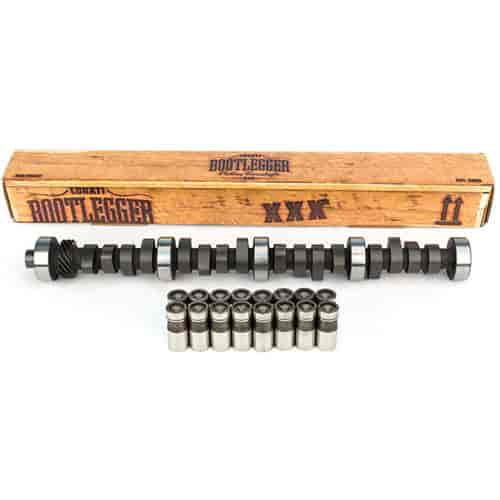 Bootlegger Hydraulic Flat Tappet Camshaft & Lifter Kit 1969-96 Ford V8 351W 1962-96 302 H.O. Lift: .533" /.533"