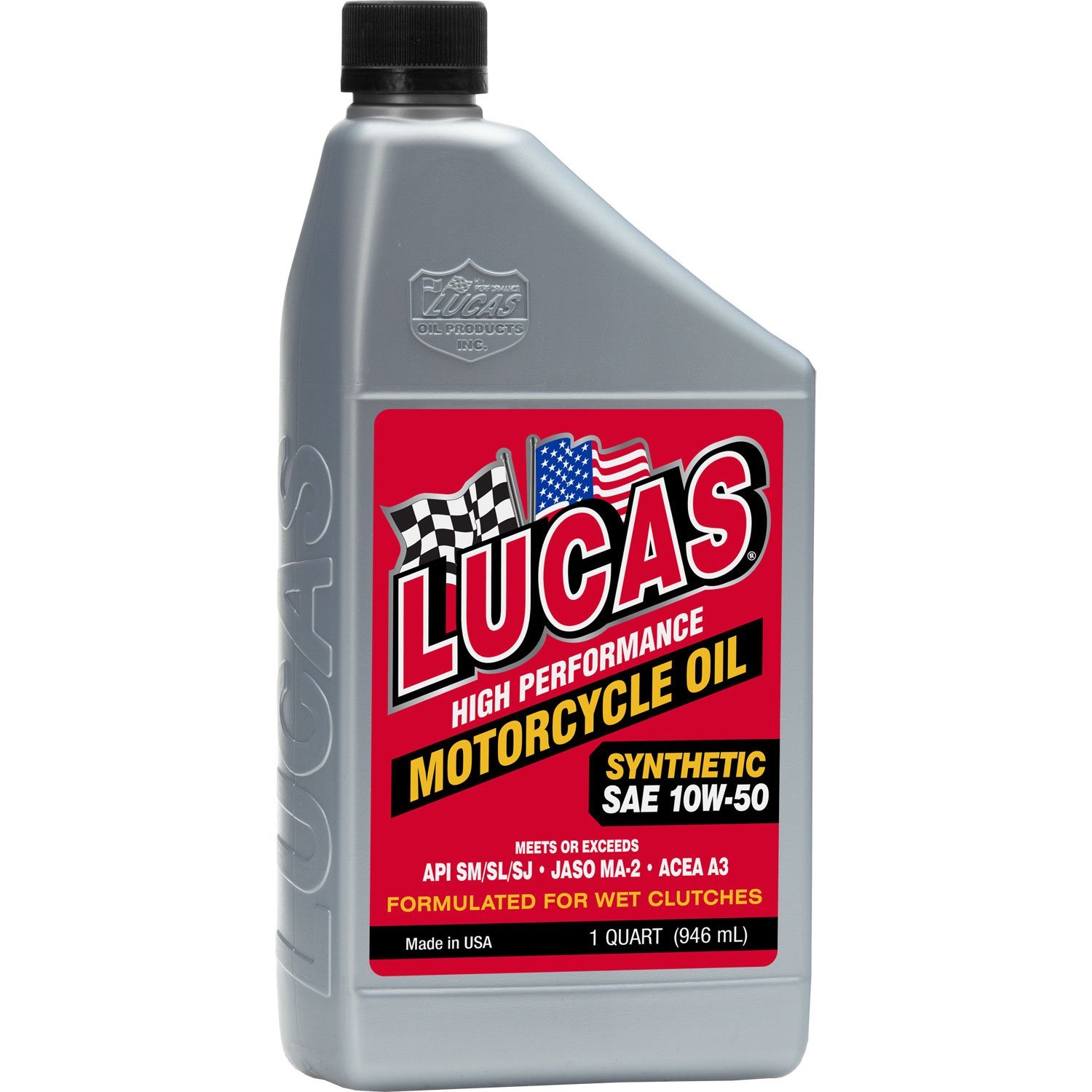 Synthetic SAE 10W-50 Motorcycle Oil 1-Quart