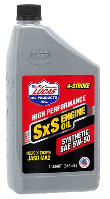 5W50 High-Performance Synthetic SxS Engine Oil - 1 Quart