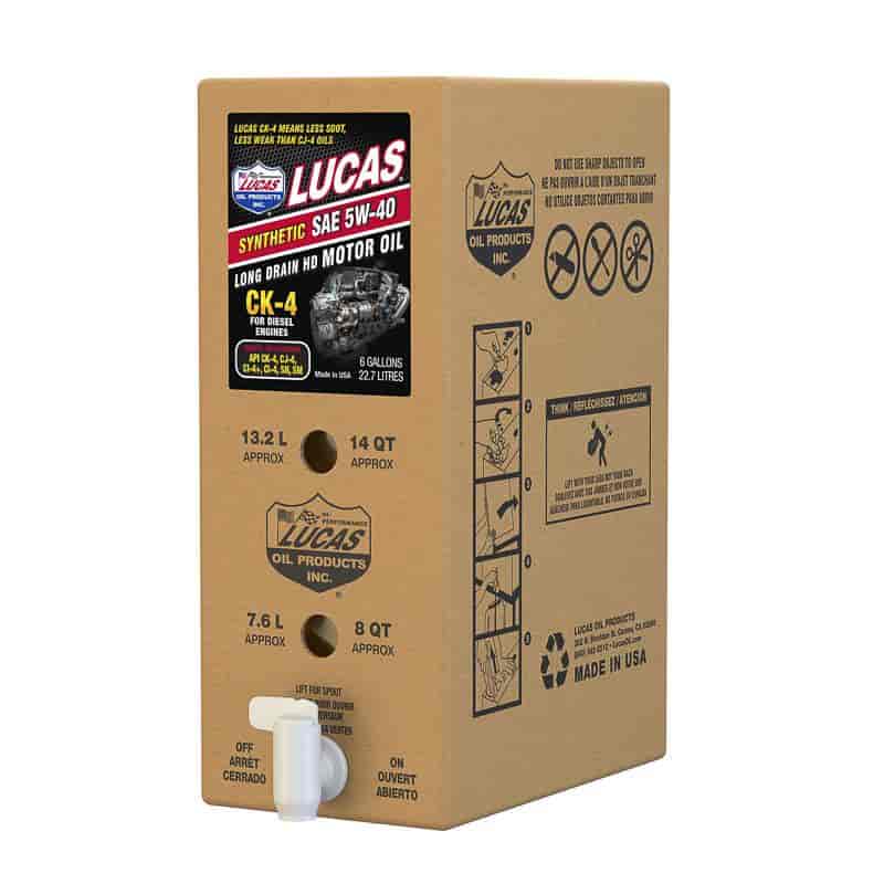 Synthetic Blend 5W-40 CK-4 Diesel Oil - 6 Gallon Bag In A Box