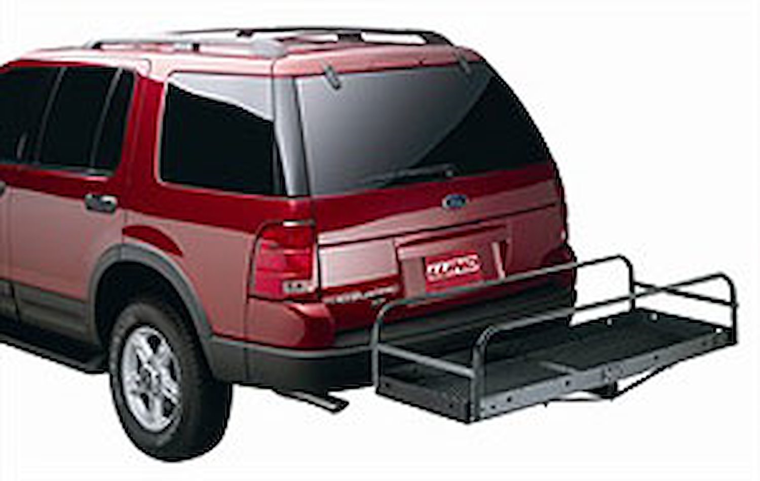 Cargo Side Bar Attachment For Hitch Mounted Cargo Carrier