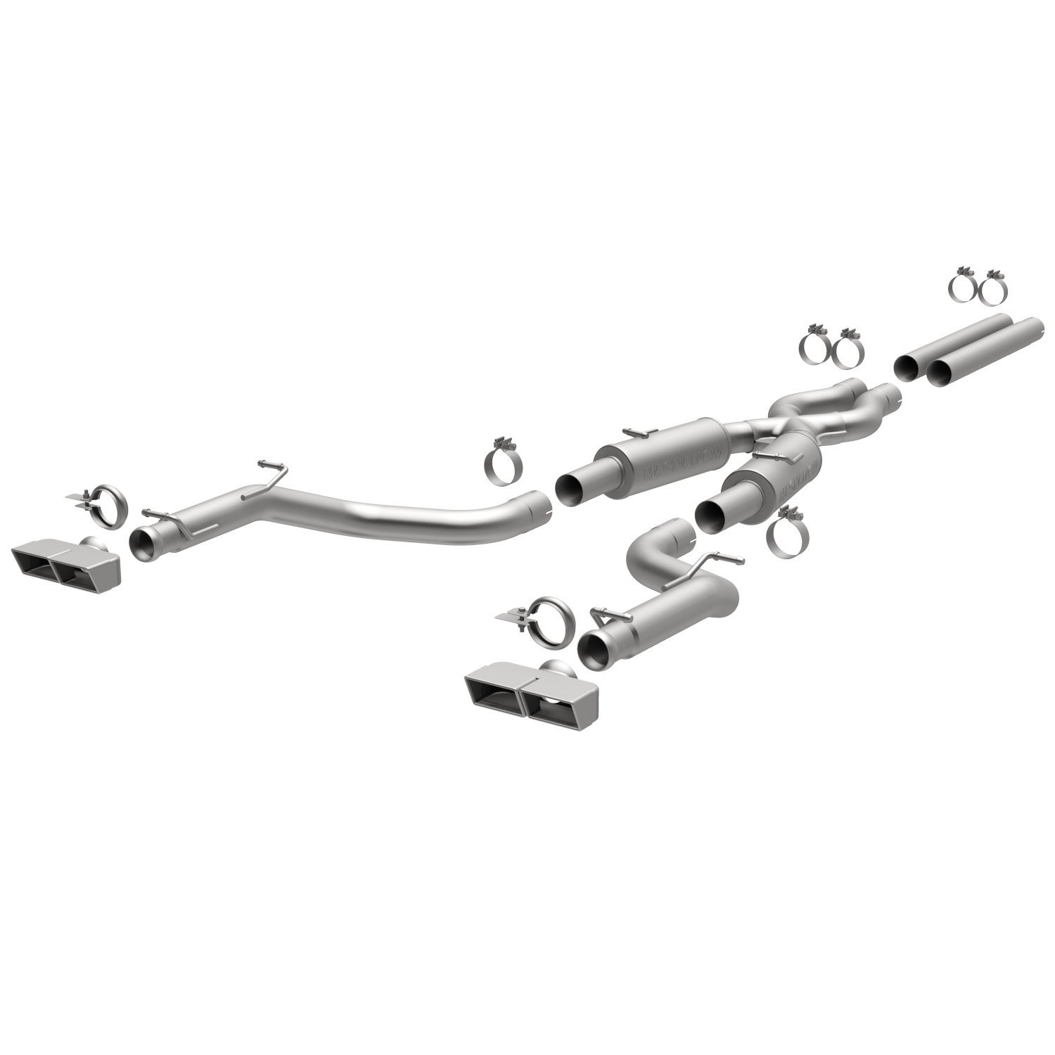 Cat-Back Exhaust System 2008-10 Challenger SRT-8 6.1L Hemi