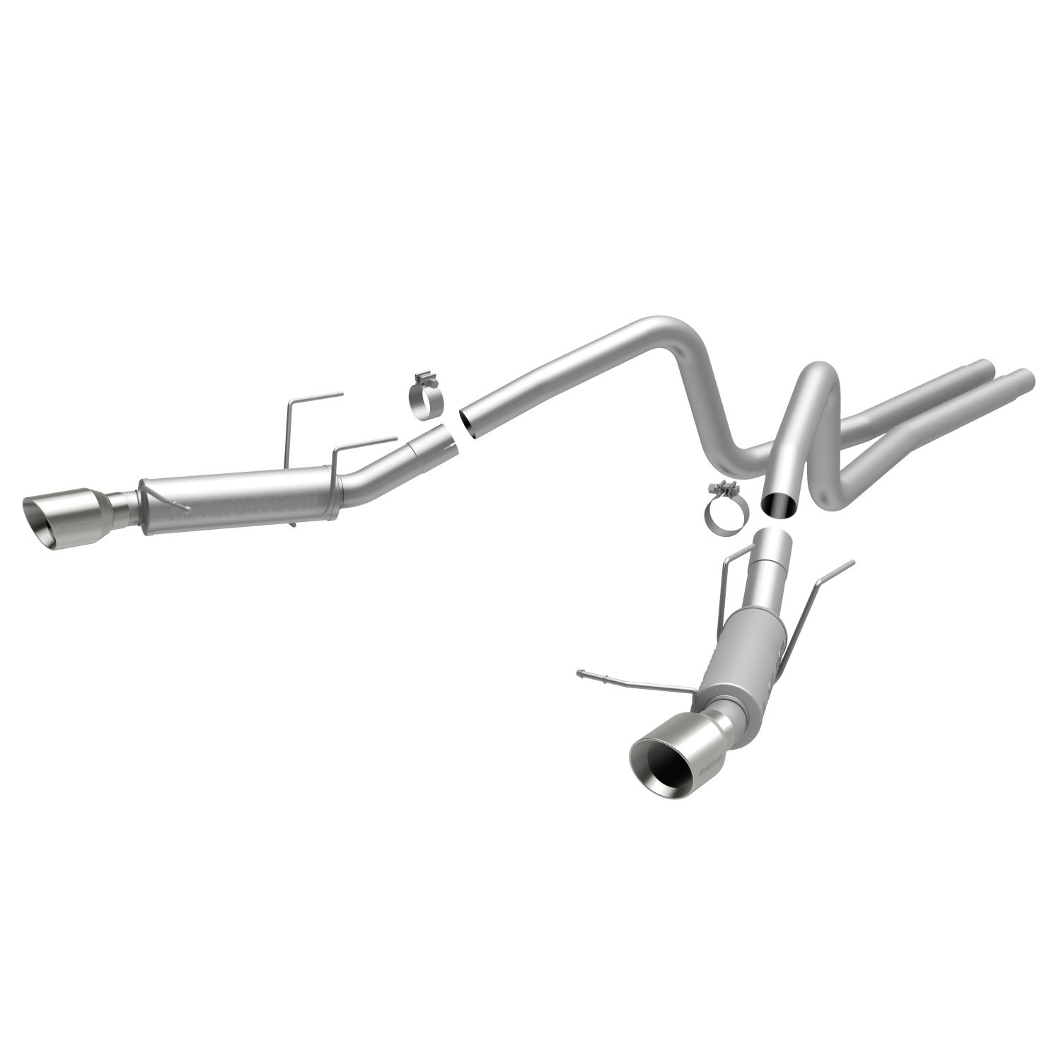 Competition Series Cat-Back Exhaust System 2013-2014 Mustang 3.7L V6