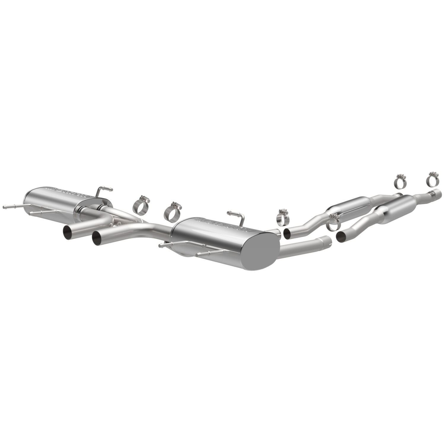 Cat-Back Exhaust System 2012-2014 Cadillac CTS Coupe 3.6L (Except AWD)