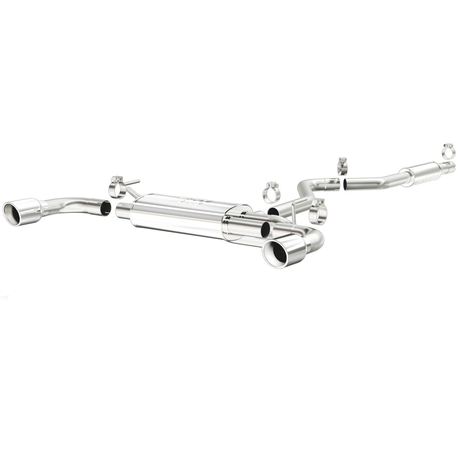 MF Series Cat-Back Exhaust System 2014-2019 Jeep Cherokee FWD 3.2L V6