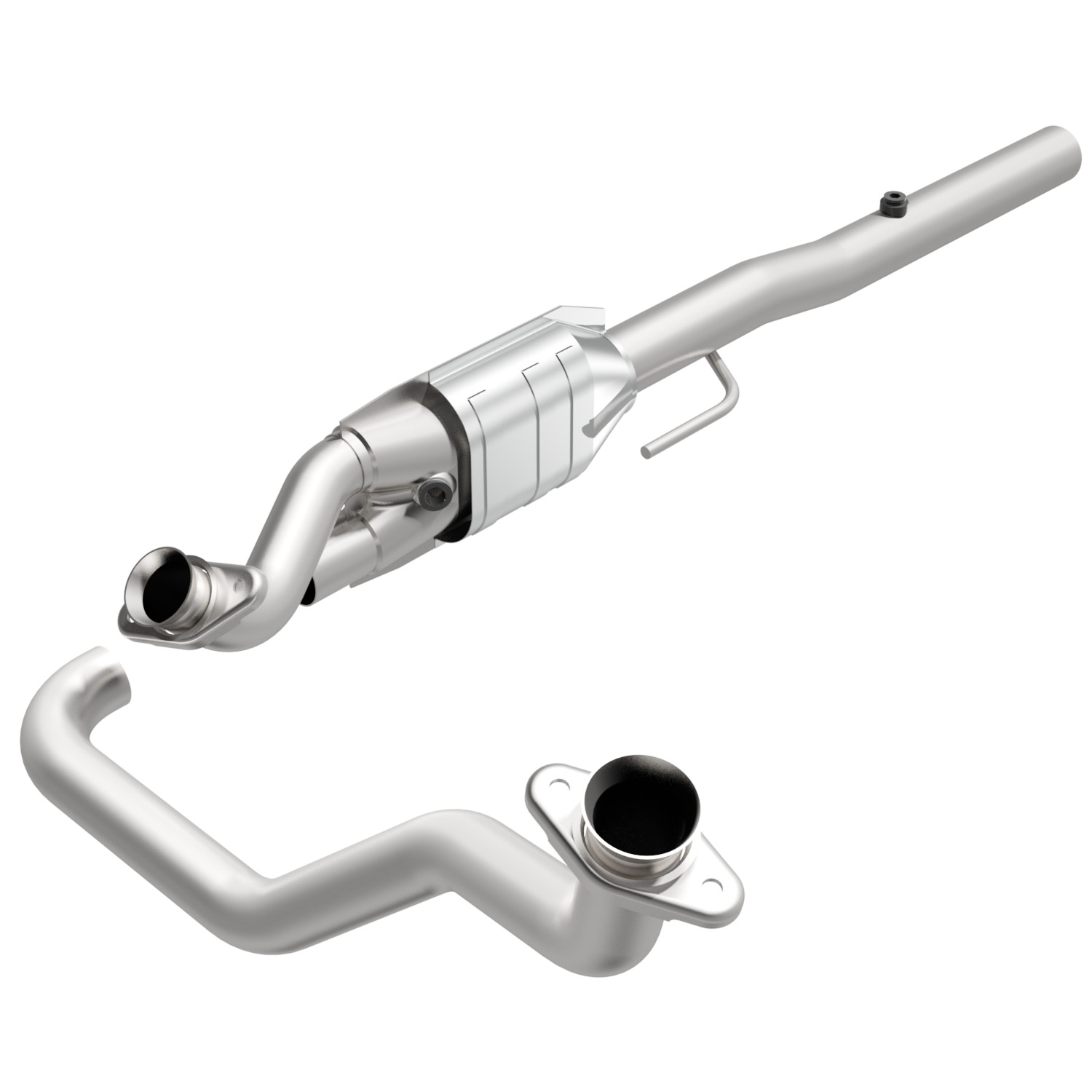 Tru-X Stainless Steel Crossover Pipe w/Converter